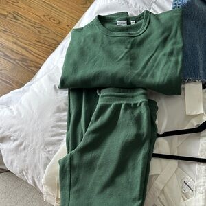 Sunday Best Forest Green Knit Top
